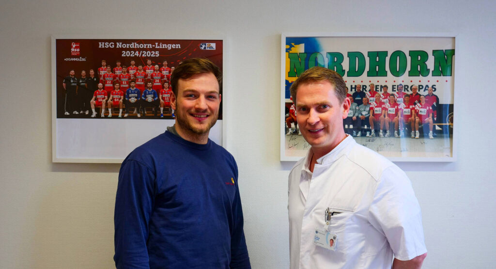 EUREGIO-KLINIK als langjähriger Partner der HSG Nordhorn-Lingen.